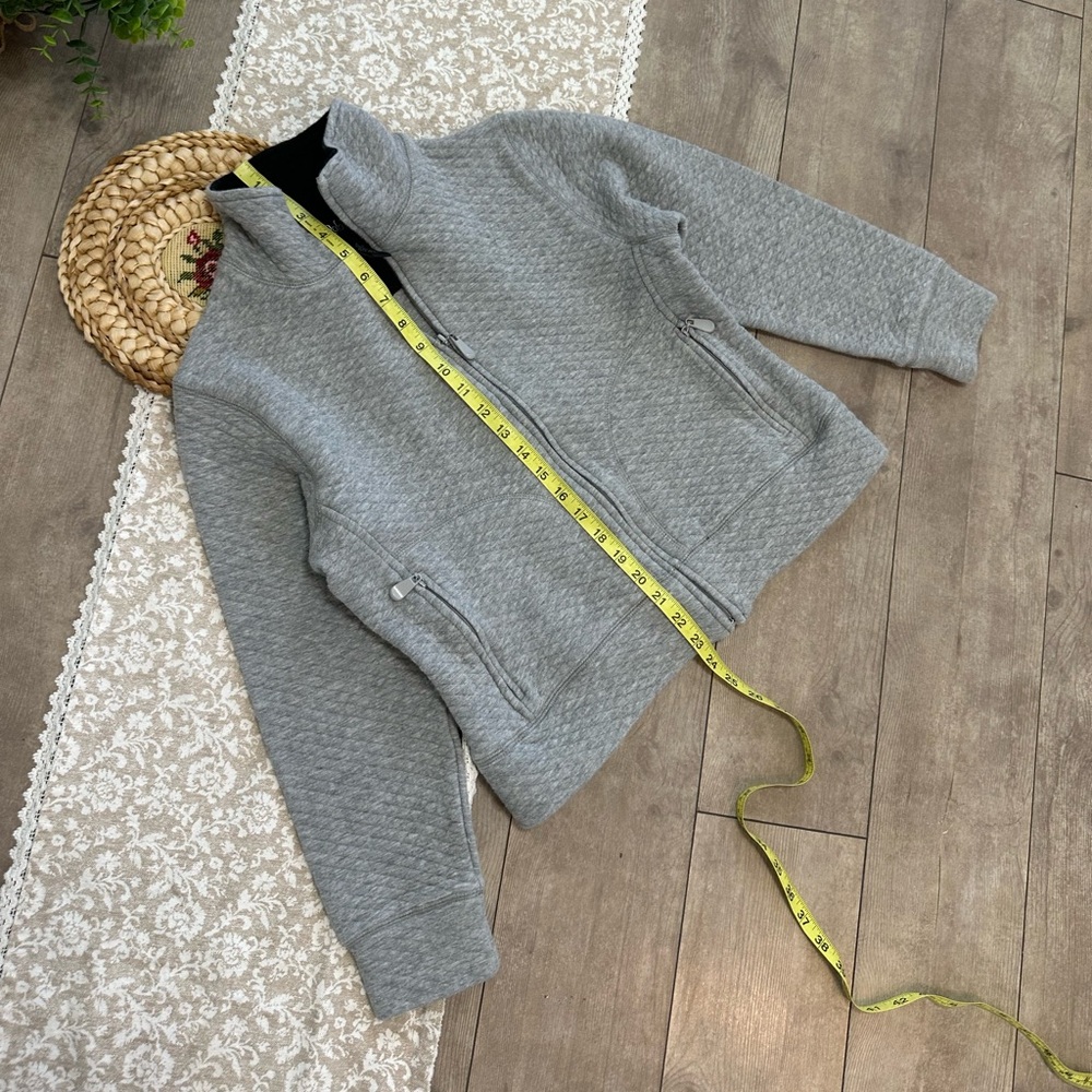 Vintage Rafaella Women’s Quilted Full Zip Sweater Jacket Size Medium - Picture 4 of 11